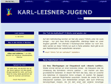 Tablet Screenshot of karl-leisner-jugend.de